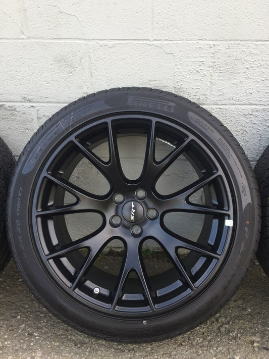 20” Dodge Challenger SRT Hellcat OEM Matte Black Wheels & Tires